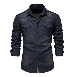 Denim shirt outfit